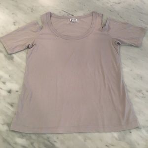Splendid cold shoulder T shirt